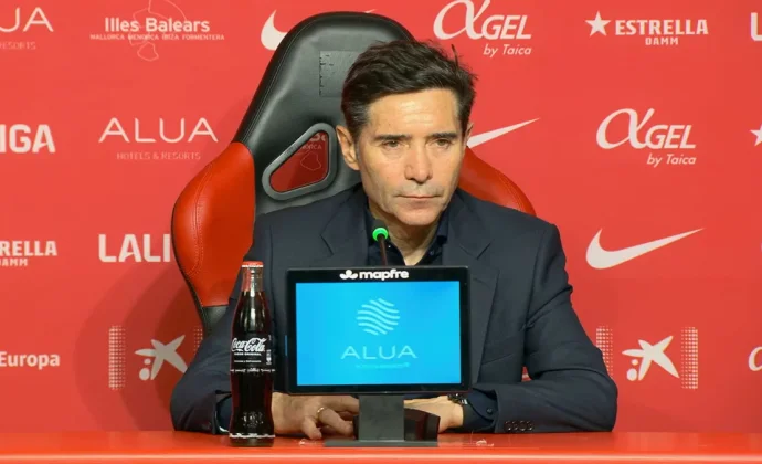 Marcelino analiza el empate y habla de Rafa Marín, Renato Veiga y Muriqi
