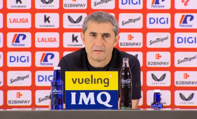 Valverde, sobre Nico Williams, Sancet, Galarreta, Laporte y la derrota