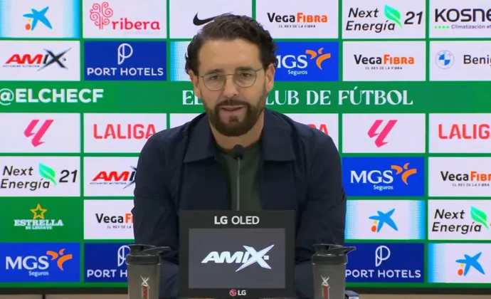 Bordalás analiza la derrota y habla de la clasificación y el Elche