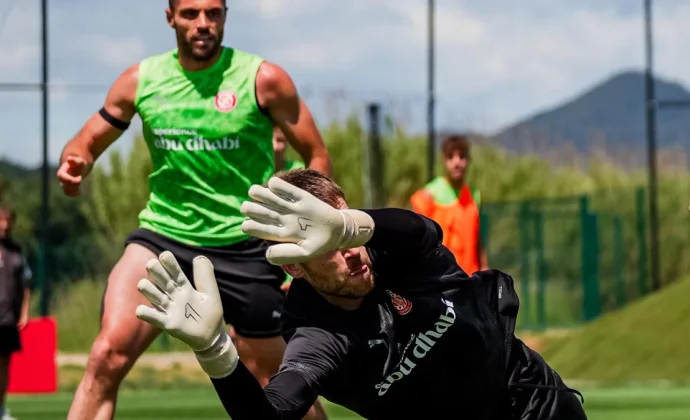 El Girona retoma los entrenamientos sin Francés y pendientes de Bryan Gil