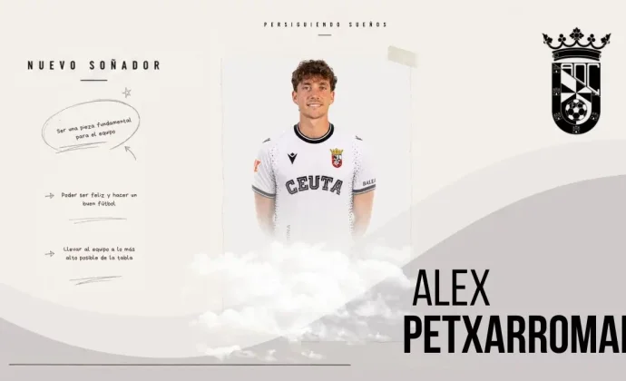 Alex Petxarroman es oficialmente nuevo jugador del Ceuta tras dejar el Deportivo
