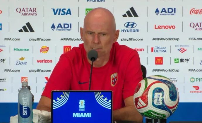 Solbakken habla de Haaland, Sorloth, Thorsby, Nusa, Bobb, Schjelderup, Odegaard y Berge antes de enfrentarse a Inglaterra