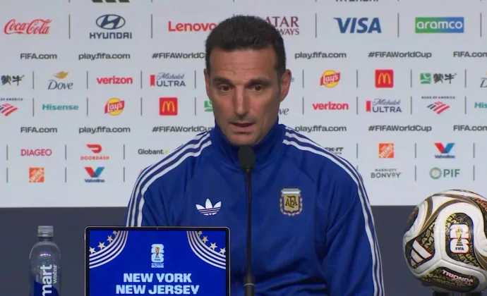 Scaloni explica cómo llega Argentina a la final y habla de Molina, Montiel, Messi y España