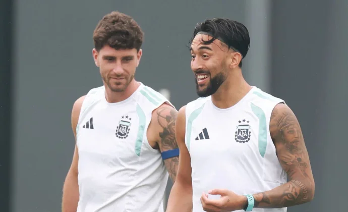 Argentina retrasa su último entrenamiento por una tormenta, pero termina ejercitándose