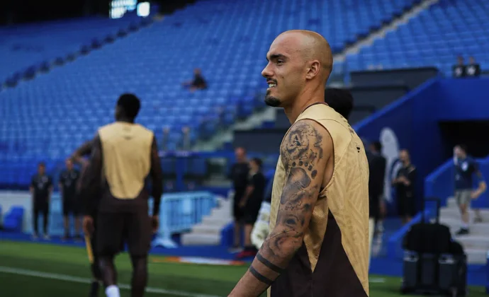 Drkušić completa su primer entrenamiento con el Espanyol antes del debut liguero
