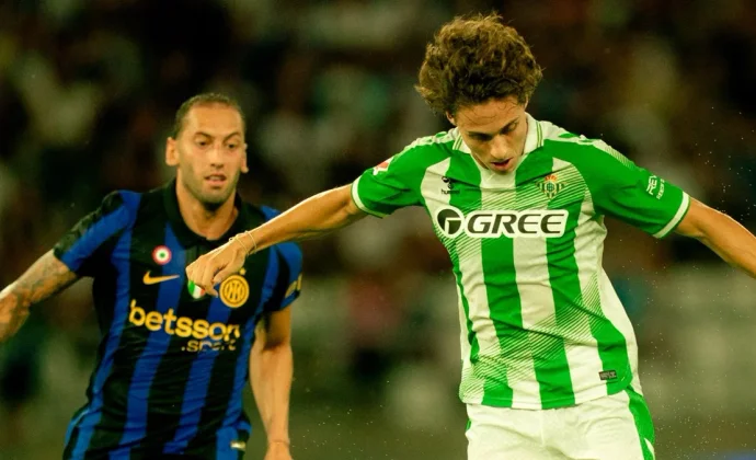 Crónica del amistoso: Inter 1-0 Betis