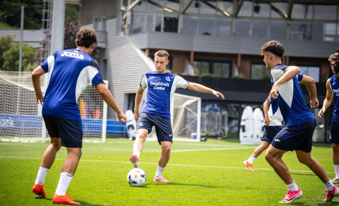 La Real Sociedad cierra la semana de trabajo sin recuperar a Guedes ni Gorrotxategi