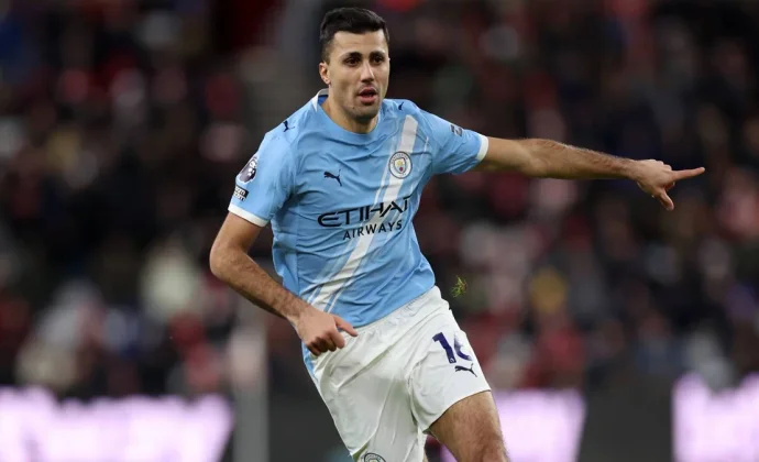 Rodri se queda fuera de la Community Shield ante el Arsenal