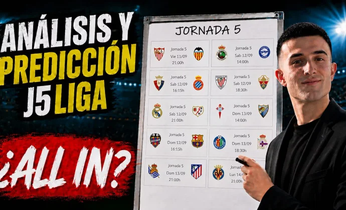 Análisis y predicción de la jornada 5 de Liga, por Huugo_21