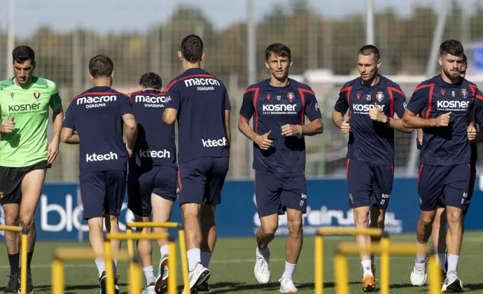 Osasuna inicia la semana sin recuperar efectivos