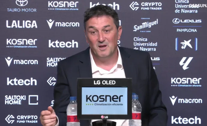 Braulio se despide de Osasuna y explica su decisión de irse al Valencia