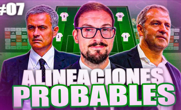 Alineaciones probables y pronósticos Fantasy de la Jornada 7, por Carrasco
