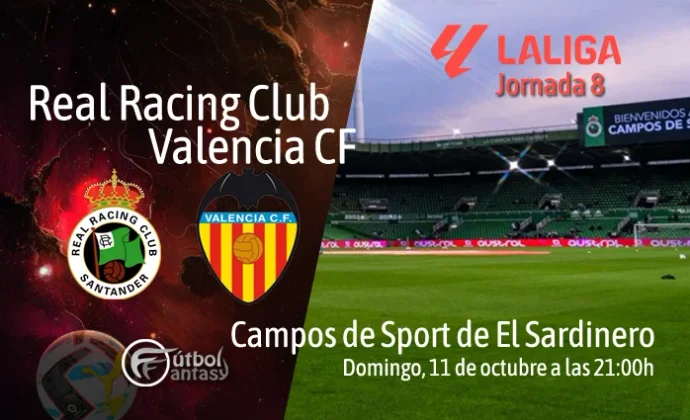 Posibles alineaciones y previa fantasy del Racing - Valencia