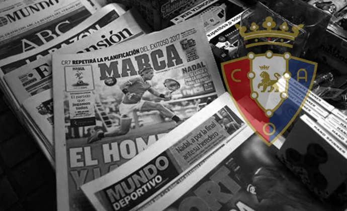 Las alineaciones probables de Osasuna para la jornada 7 según la prensa especializada