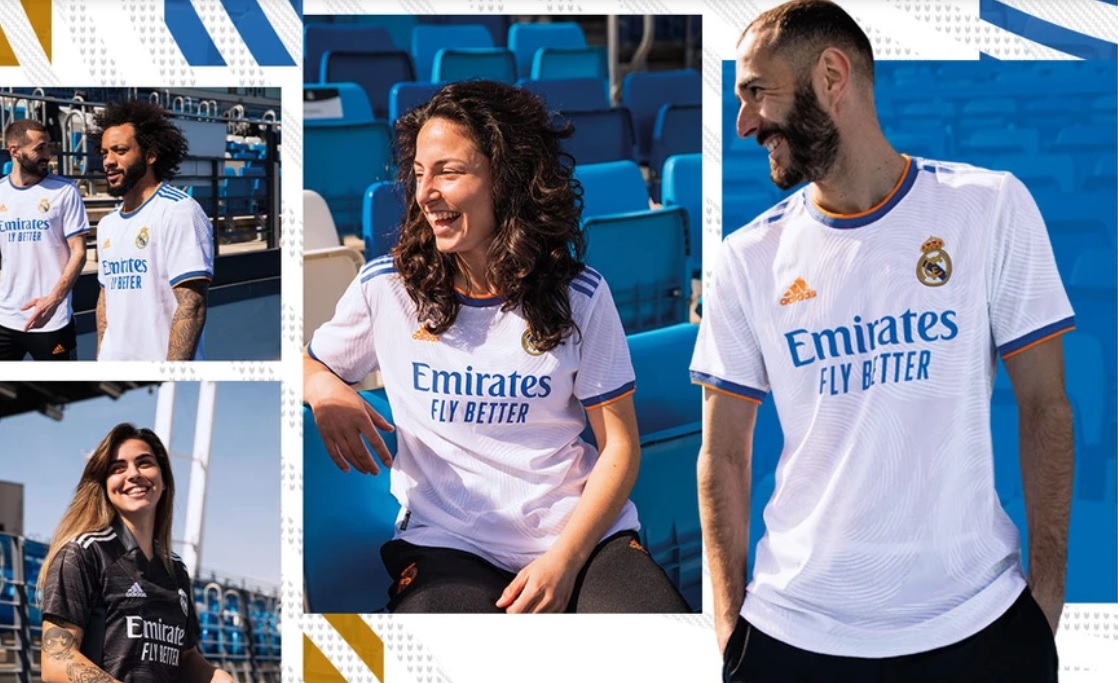 Camiseta suplente adidas del Real Madrid 2021/22