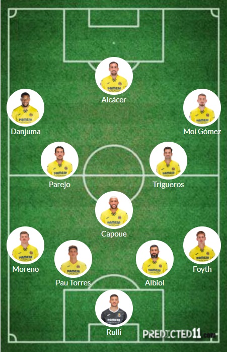 Las posibles del Villarreal para la 7 según la especializada - FútbolFantasy