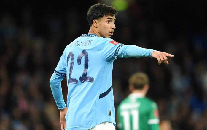 El Girona pide al Manchester City la cesión de Vitor Reis - FútbolFantasy