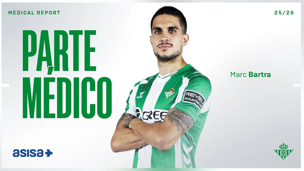 Parte médico oficial de Marc Bartra: rotura parcial de la fascia plantar